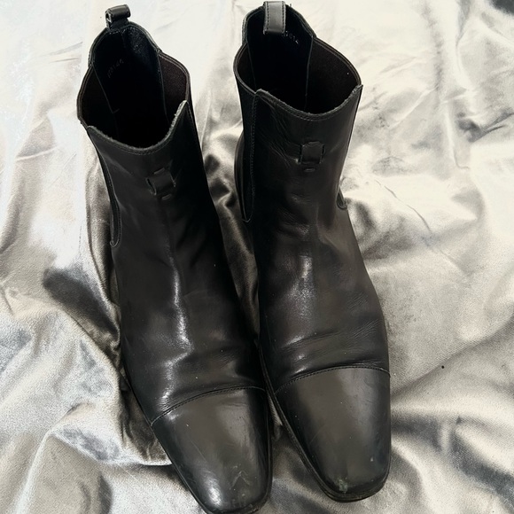 Made in Italy. Ankle leather boots. Perfect condition. LOUIS VUITTON PARIS - Picture 3 of 8